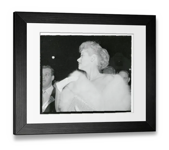 Framed Print : Portrait of Lucille Ball Framed Print : Portrait of Lucille Ball