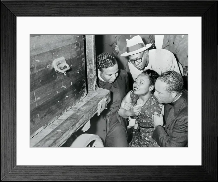 Framed Print : Mamie Till Weeping at Arrival of Slain Son Framed Print : Mamie Till Weeping at Arrival of Slain Son