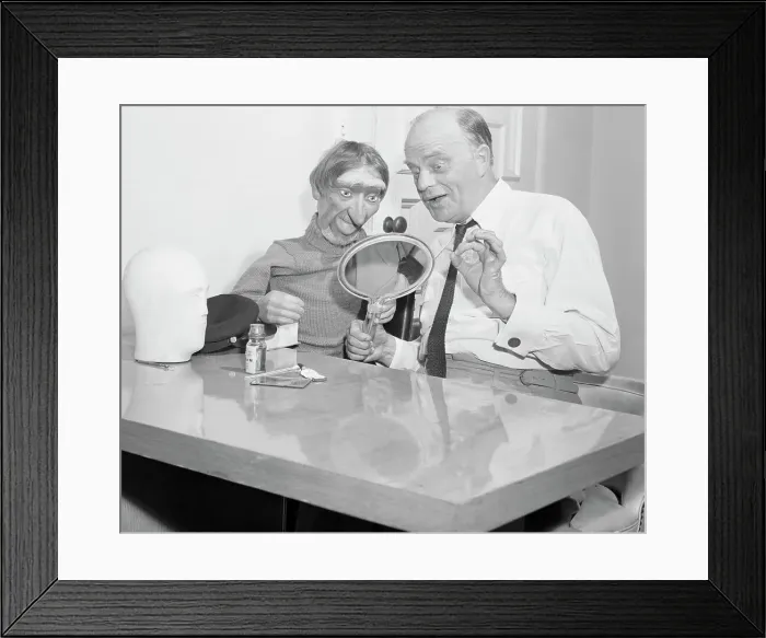 Framed Print : Edgar Bergen and Puppet Framed Print : Edgar Bergen and Puppet