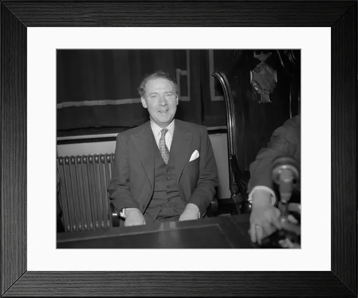 Framed Print : Portrait of Hugh Gaitskell Framed Print : Portrait of Hugh Gaitskell