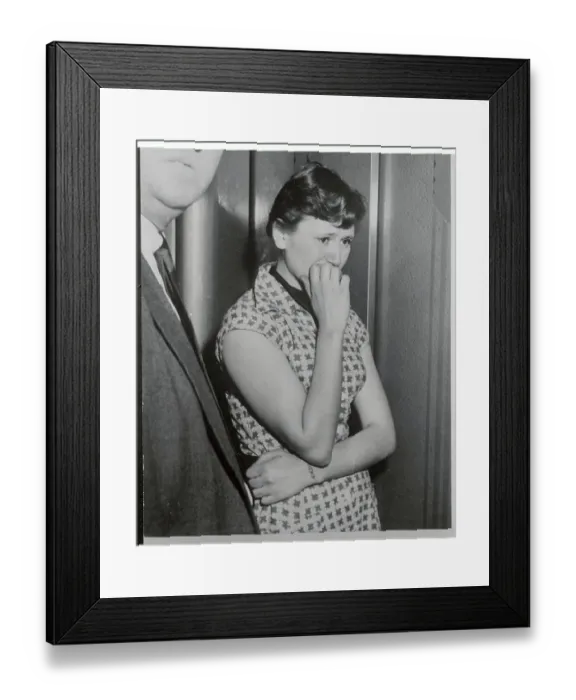 Framed Print : Portrait of Runaway Delinquent Ruth Beichler Framed Print : Portrait of Runaway Delinquent Ruth Beichler