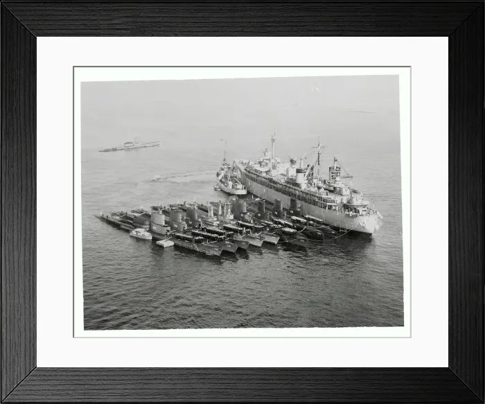 Framed Print : Submarines During Change of Command Ceremony Framed Print : Submarines During Change of Command Ceremony