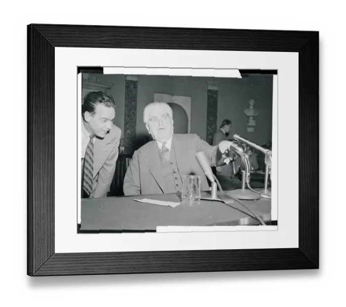 Framed Print : Portrait of John L. Lewis Framed Print : Portrait of John L. Lewis