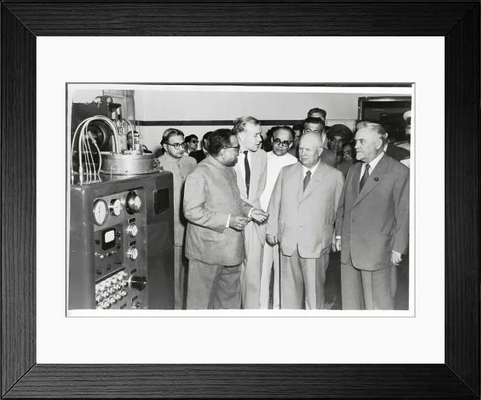 Framed Print : KS Krishnan with Nikolai Bulganin and Nikita Khrushchev Framed Print : KS Krishnan with Nikolai Bulganin and Nikita Khrushchev