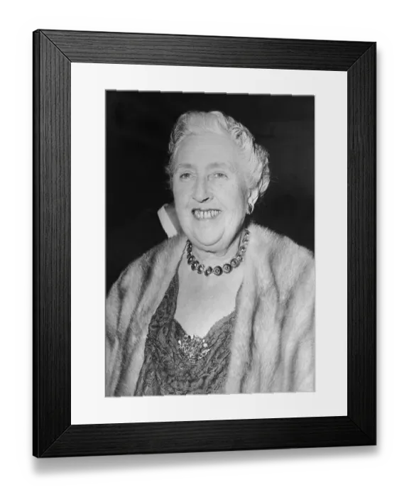 Framed Print : Agatha Christie
