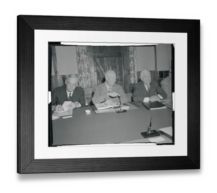 Framed Print : Eisenhower Making a Point Framed Print : Eisenhower Making a Point