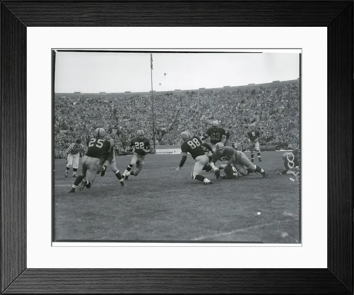 Framed Print : Dean Studer Running with Ball Framed Print : Dean Studer Running with Ball