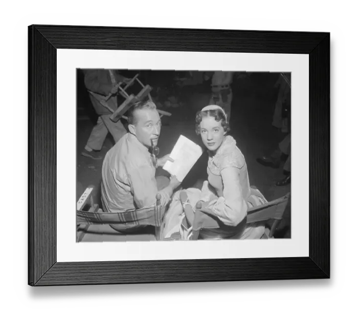Framed Print : Bing Crosby with Julie Andrews Framed Print : Bing Crosby with Julie Andrews