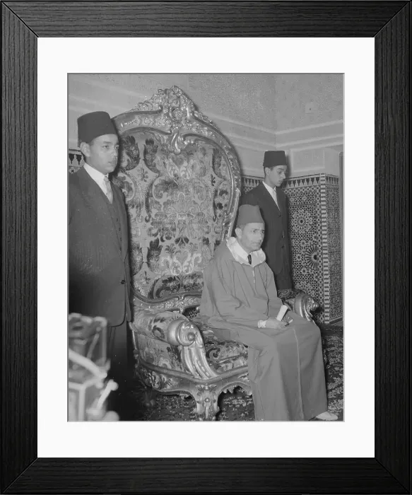 Framed Print : Sidi Ben Youssef Resting on His Throne Framed Print : Sidi Ben Youssef Resting on His Throne