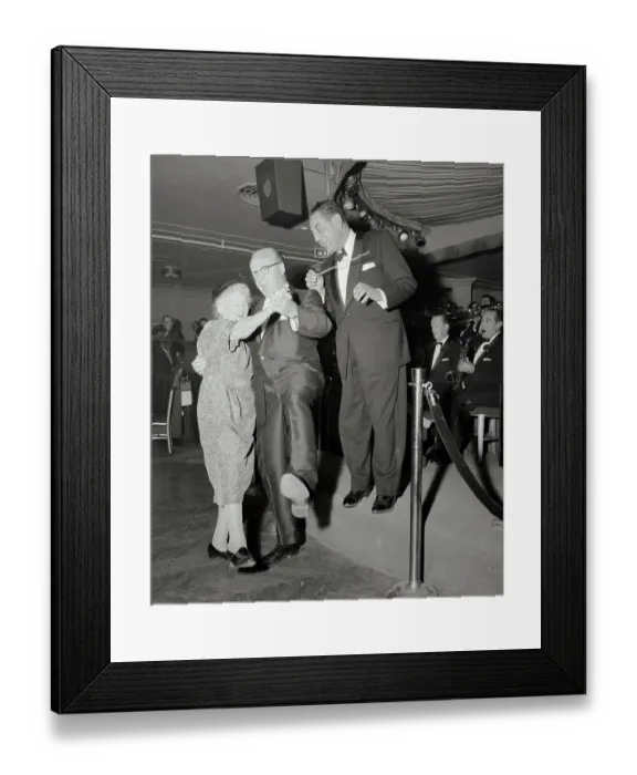 Framed Print : Man and Woman Enjoying a Dance Framed Print : Man and Woman Enjoying a Dance