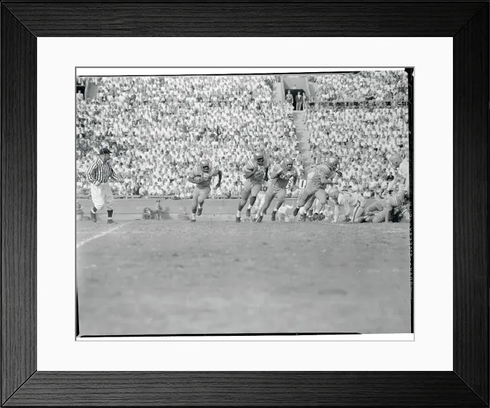 Framed Print : Sam Brown Running Around Blockers Framed Print : Sam Brown Running Around Blockers