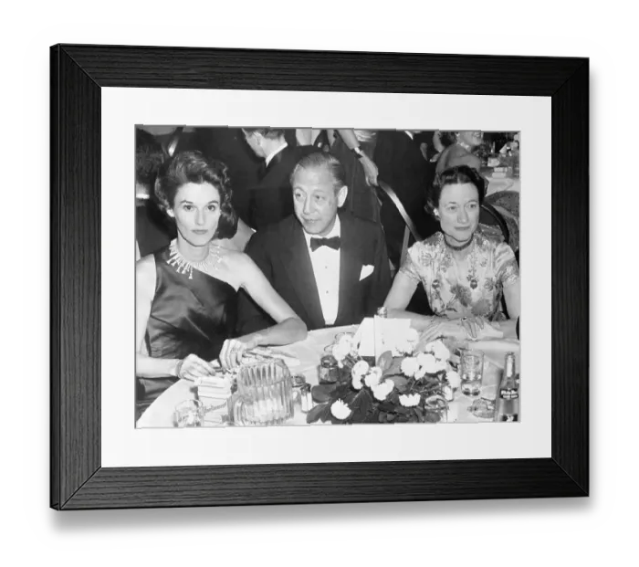 Framed Print : Society Enjoying the North Shore Hospital Ball Framed Print : Society Enjoying the North Shore Hospital Ball