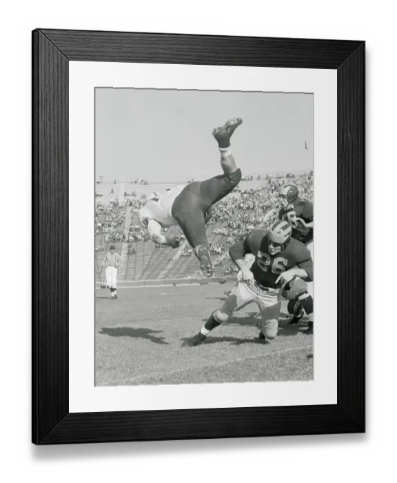 Framed Print : Michigan Tackling Indiana Fullback Framed Print : Michigan Tackling Indiana Fullback