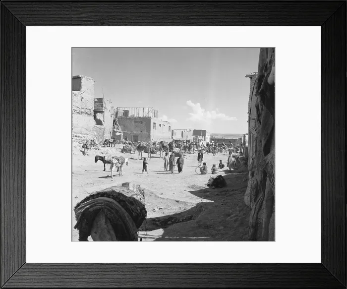 Framed Print : Pedestrians and Camels on Kabul Street Framed Print : Pedestrians and Camels on Kabul Street