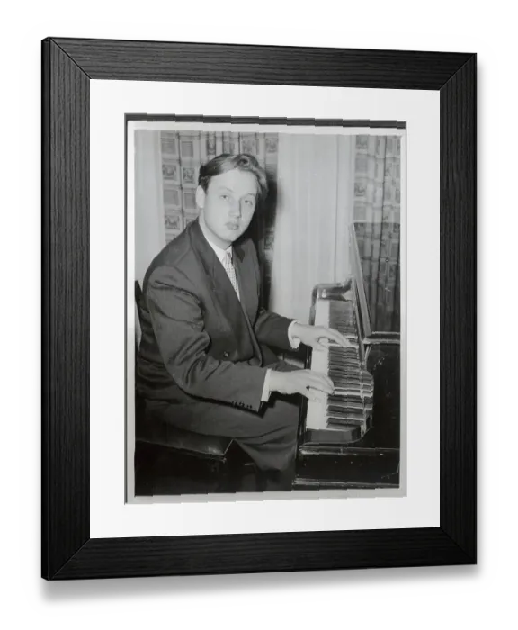 Framed Print : Eugene Malinin Playing the Piano Framed Print : Eugene Malinin Playing the Piano