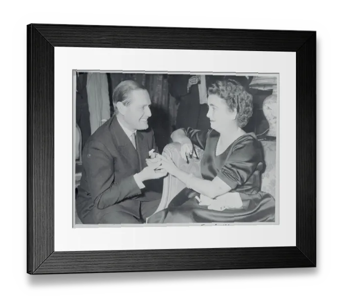 Framed Print : Barbara Hutton and von Cramm Framed Print : Barbara Hutton and von Cramm