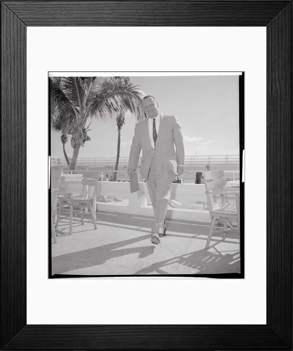 Framed Print : William Knowland Taking a Stroll Framed Print : William Knowland Taking a Stroll