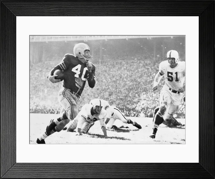 Framed Print : Howard Cassady Running with Football Framed Print : Howard Cassady Running with Football
