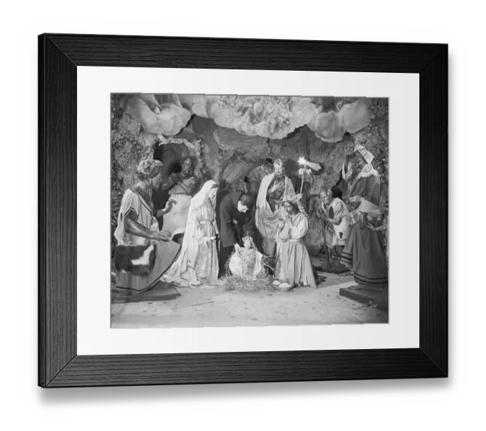 Framed Print : Manger Scene Framed Print : Manger Scene