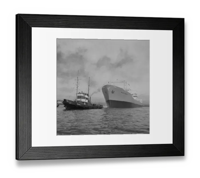 Framed Print : Towing the World Grandeur Ship Framed Print : Towing the World Grandeur Ship