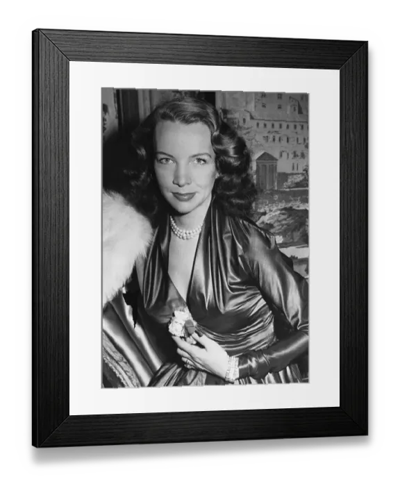 Framed Print : Socialite Ann Woodward Framed Print : Socialite Ann Woodward