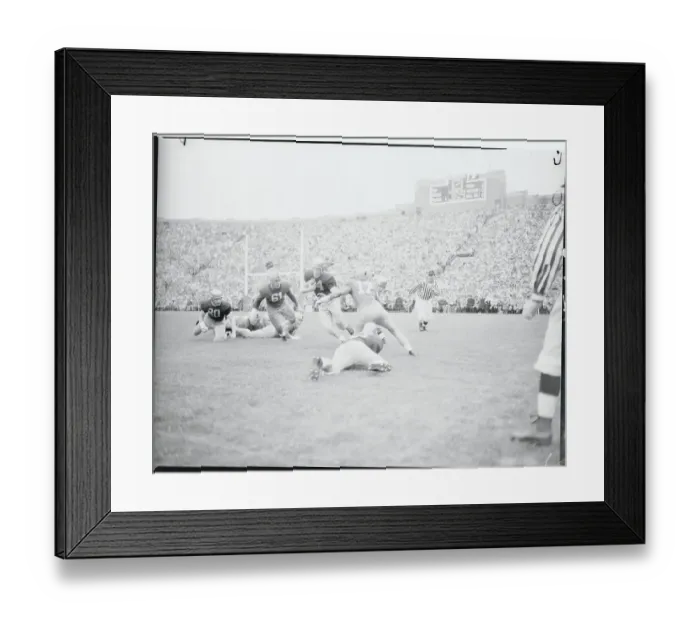 Framed Print : Chet Burchett Running with the Ball Framed Print : Chet Burchett Running with the Ball