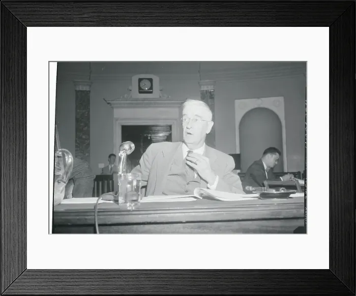 Framed Print : Vannevar Bush Speaking Framed Print : Vannevar Bush Speaking