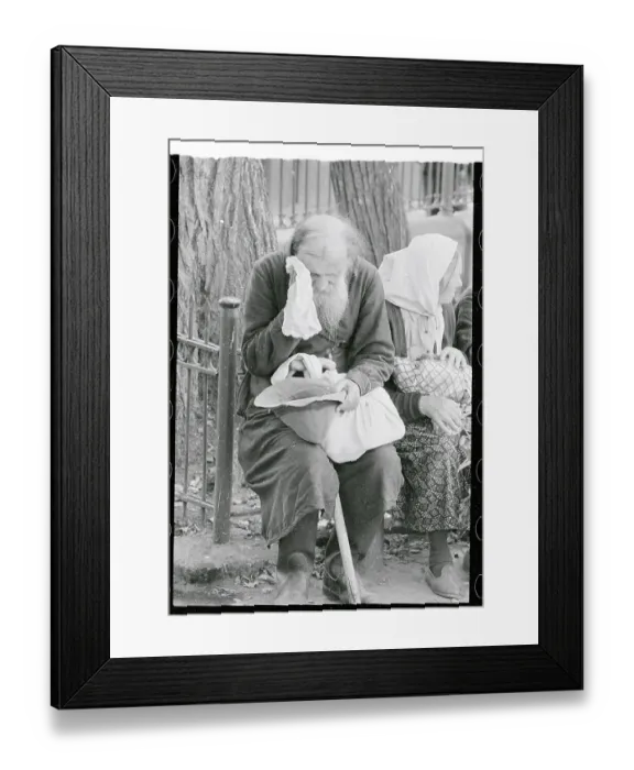 Framed Print : Man Wiping His Forehead Framed Print : Man Wiping His Forehead