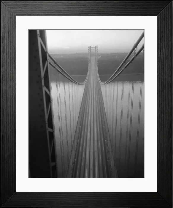 Framed Print : The George Washington Bridge Framed Print : The George Washington Bridge