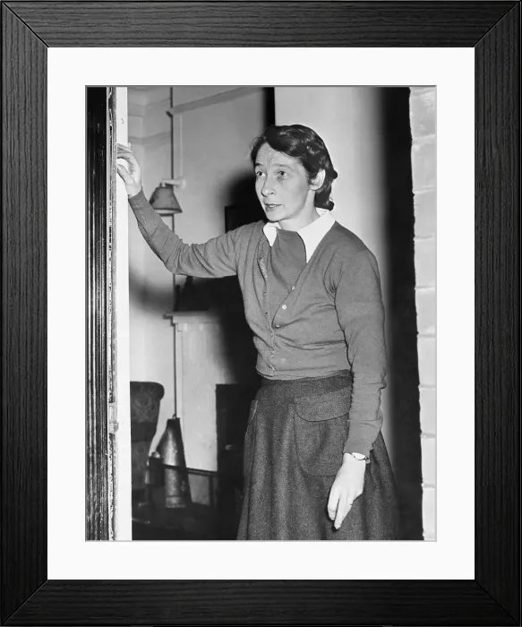 Framed Print : Her Husband Named as Third Man in Spy Case Framed Print : Her Husband Named as Third Man in Spy Case