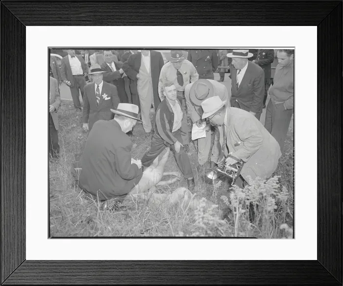 Framed Print : Chicago Horrified by Triple Murder of Local Boys 1955 Framed Print : Chicago Horrified by Triple Murder of Local Boys 1955