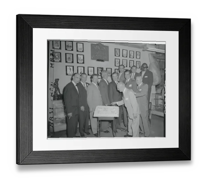 Framed Print : Hall of Famers at Party Framed Print : Hall of Famers at Party