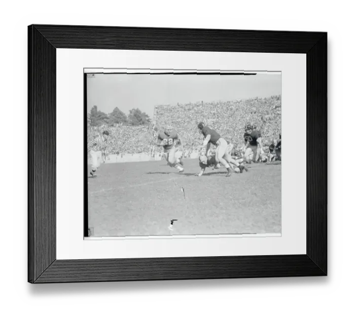 Framed Print : Dean Studer Running for Yardage Framed Print : Dean Studer Running for Yardage