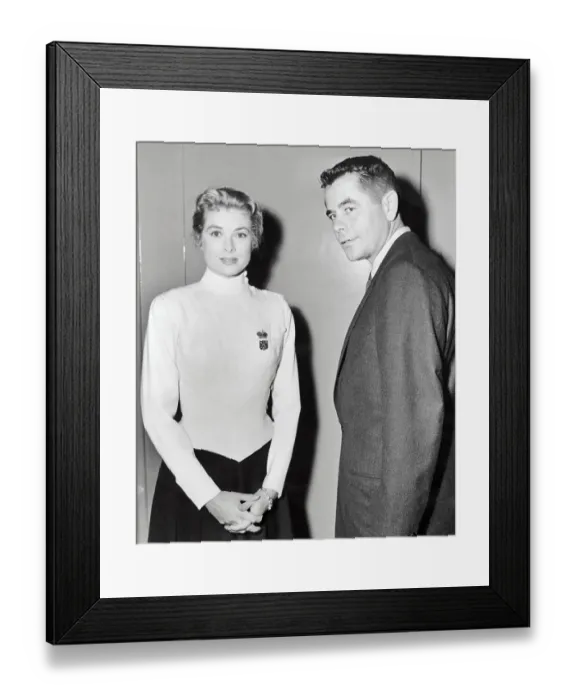 Framed Print : Grace Kelly and Glenn Ford Framed Print : Grace Kelly and Glenn Ford