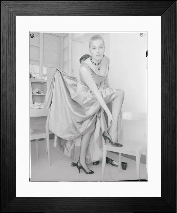 Framed Print : Portrait of Anita Ekberg Framed Print : Portrait of Anita Ekberg