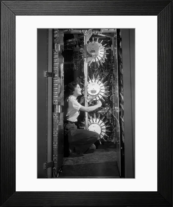 Framed Print : Computer Technician at Work Framed Print : Computer Technician at Work