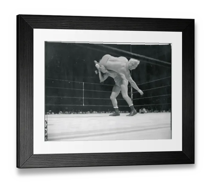 Framed Print : Paul Baillargeon Wrestling Buddy Rodgers Framed Print : Paul Baillargeon Wrestling Buddy Rodgers
