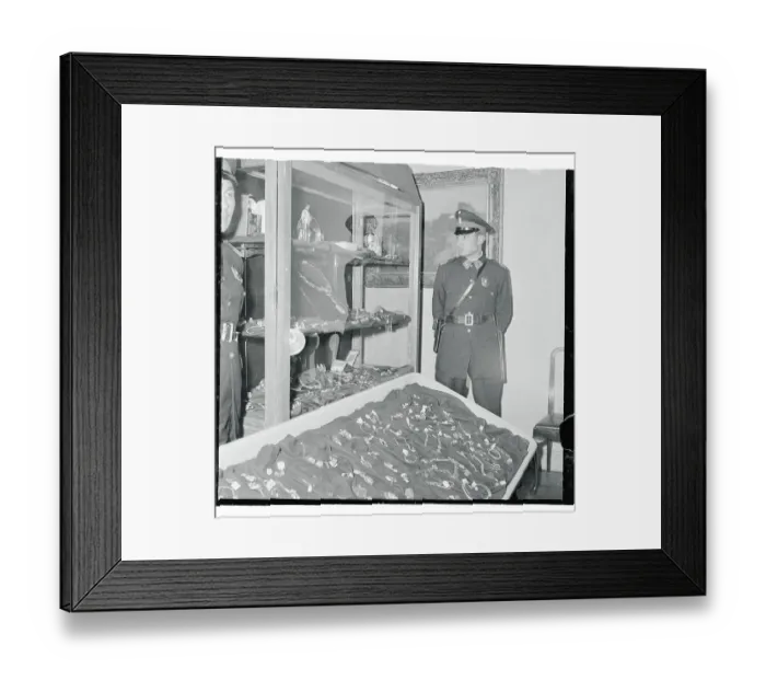 Framed Print : Guard Watching Over Royal Jewels Framed Print : Guard Watching Over Royal Jewels