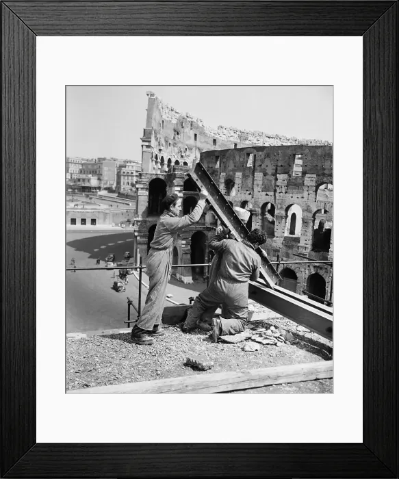 Framed Print : Adding Support ot the Arch of Constantine Framed Print : Adding Support ot the Arch of Constantine