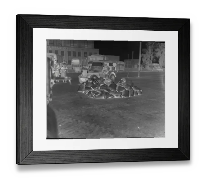 Framed Print : National Guardsmen in Defensive Positions Framed Print : National Guardsmen in Defensive Positions