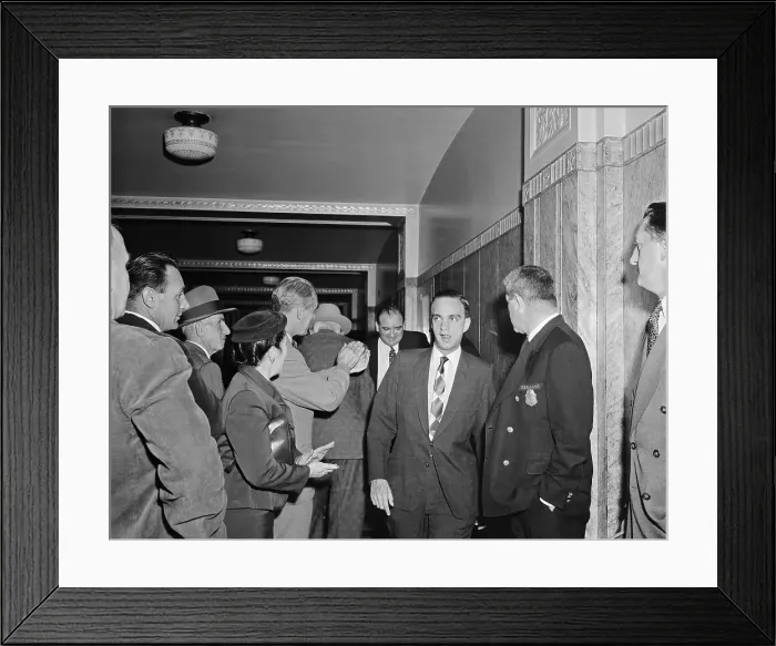 Framed Print : People Applauding Joseph McCarthy and Roy Cohn Framed Print : People Applauding Joseph McCarthy and Roy Cohn