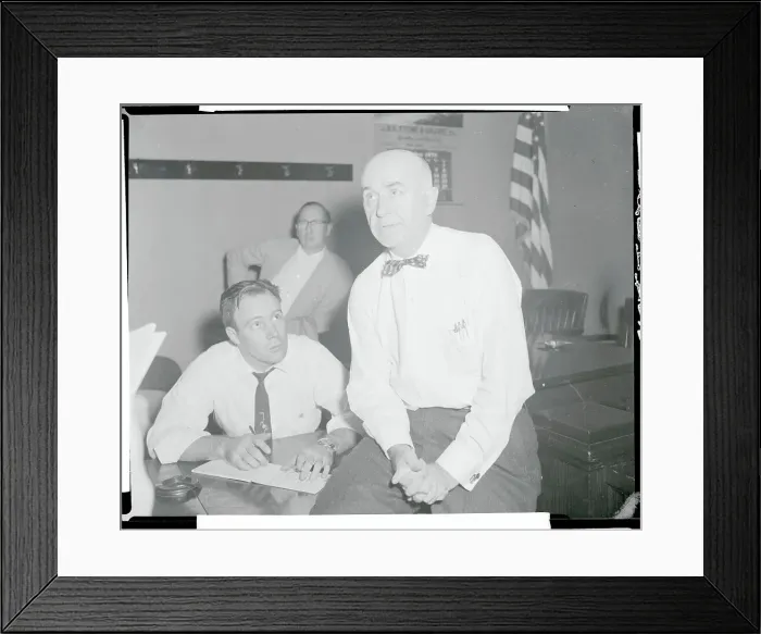 Framed Print : Mayor with Press on Riot Tactics Framed Print : Mayor with Press on Riot Tactics