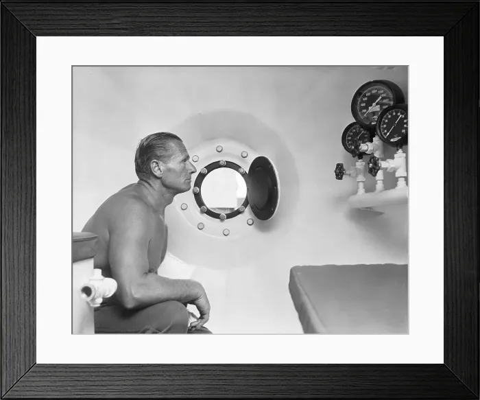 Framed Print : Man Checking Pressure Gauges Framed Print : Man Checking Pressure Gauges