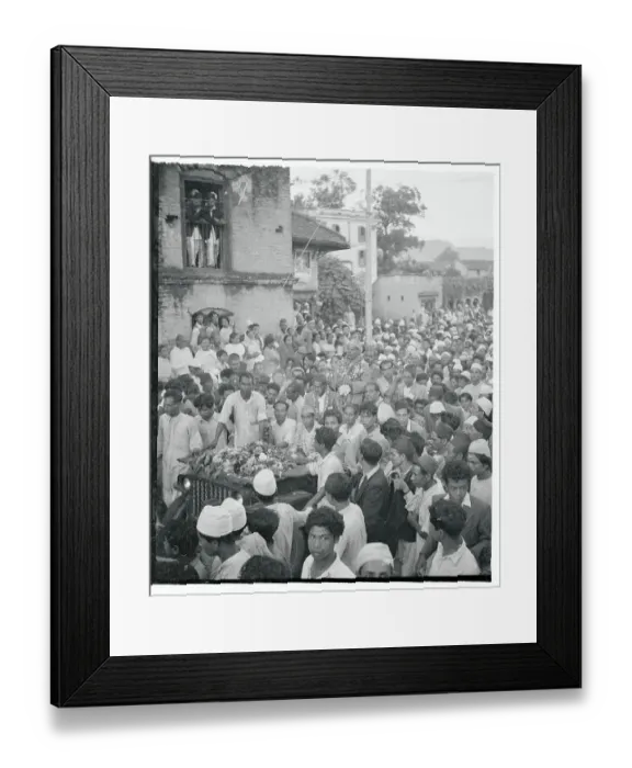 Framed Print : Dr. K.I. Singh and His Followers Framed Print : Dr. K.I. Singh and His Followers