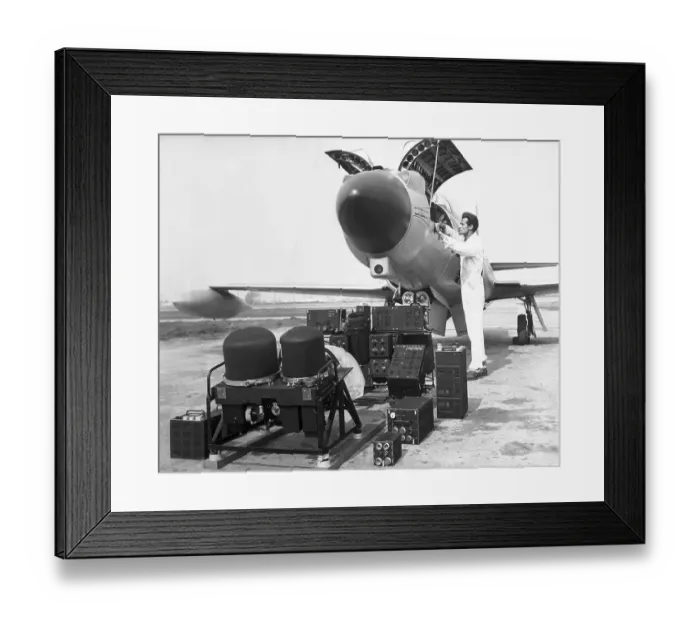 Framed Print : Components of Electronic Interceptor System Framed Print : Components of Electronic Interceptor System