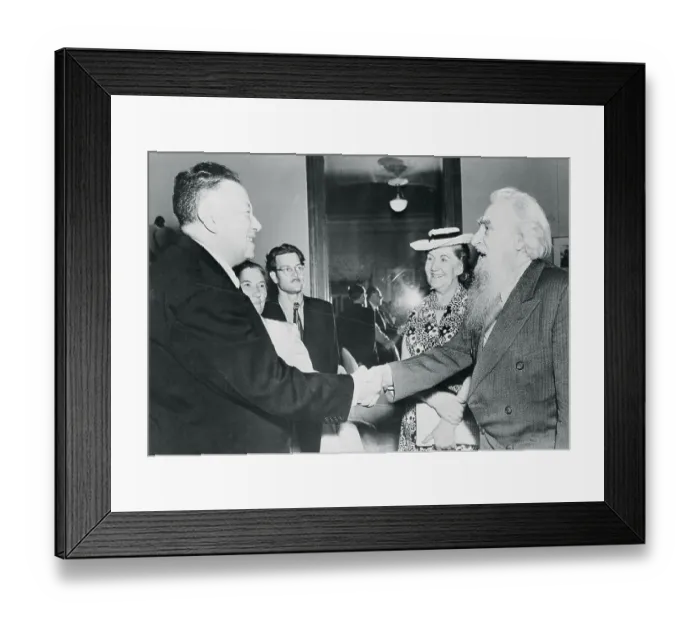 Framed Print : Diego Rivera and S. T. Konenkov Framed Print : Diego Rivera and S. T. Konenkov