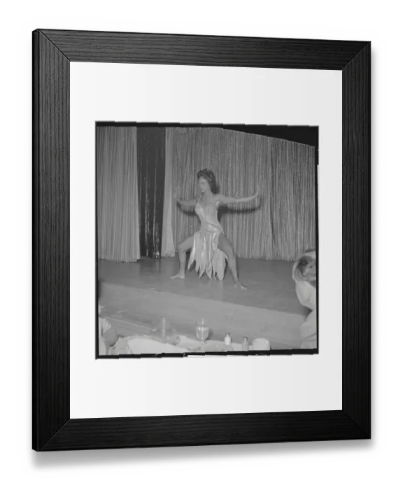 Framed Print : Eartha Kitt on Stage Framed Print : Eartha Kitt on Stage