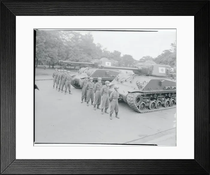 Framed Print : Tank Force During the Ceremony
