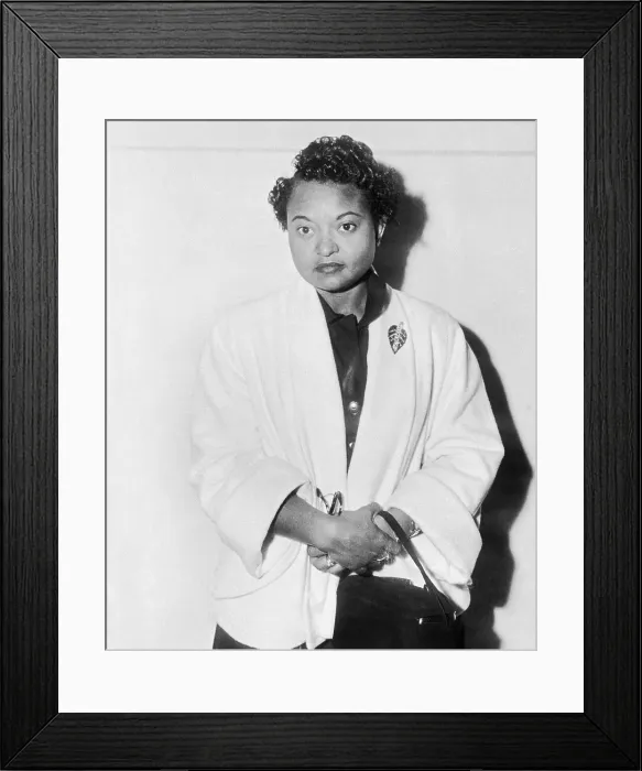 Framed Print : Mother of Murder Victim Emmett Till at Mississippi Trial Framed Print : Mother of Murder Victim Emmett Till at Mississippi Trial