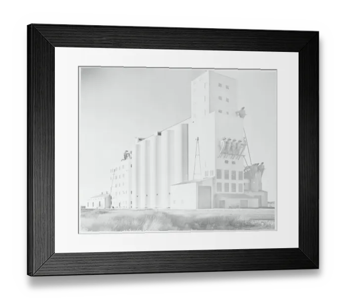 Framed Print : Exterior View of a Rice Processing Plant Framed Print : Exterior View of a Rice Processing Plant